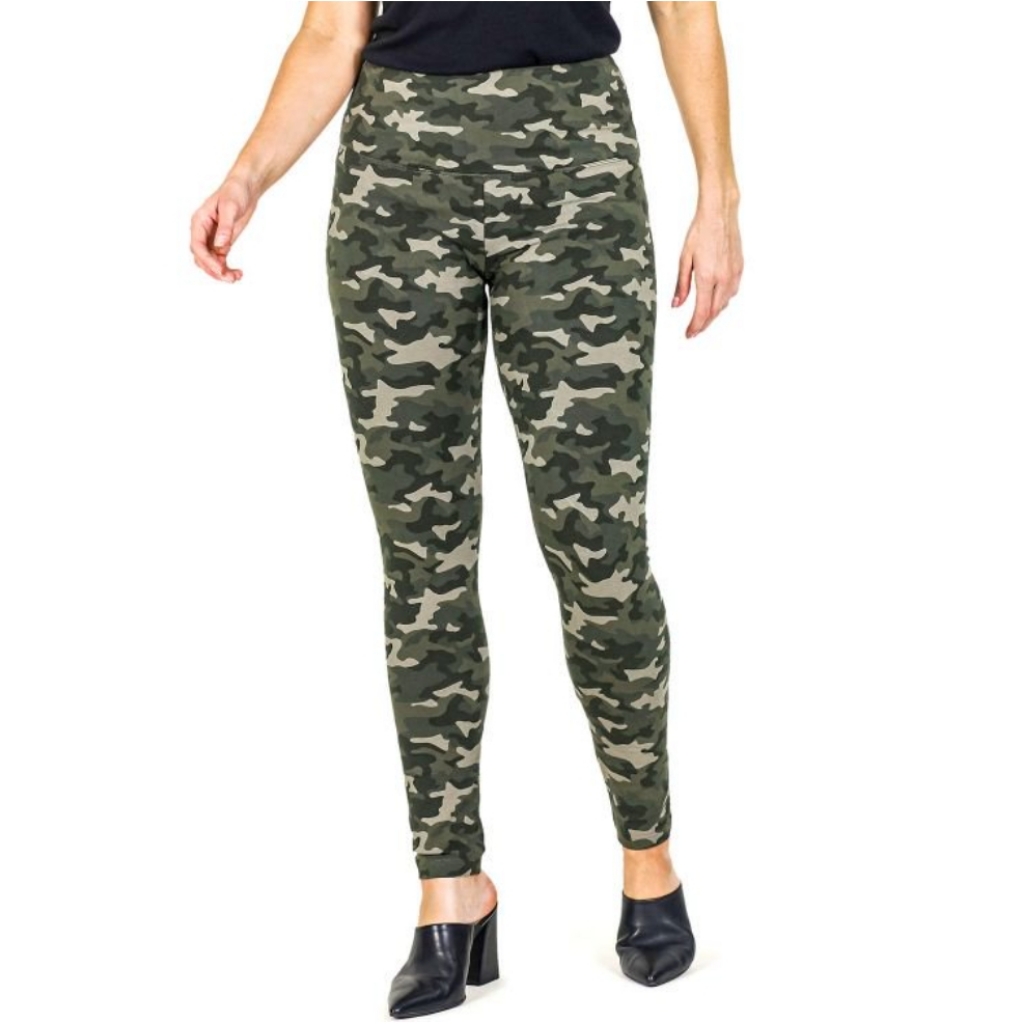 Marrakech Green Camouflage Leggings Size Medium
